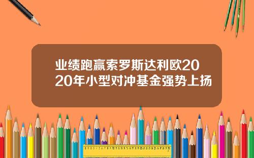 业绩跑赢索罗斯达利欧2020年小型对冲基金强势上扬