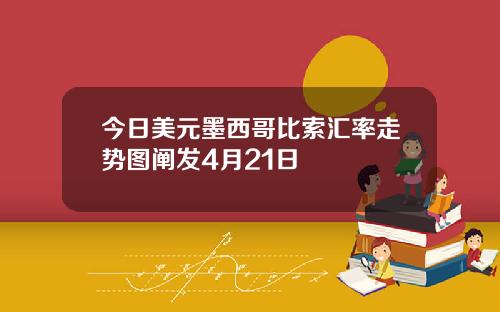 今日美元墨西哥比索汇率走势图阐发4月21日