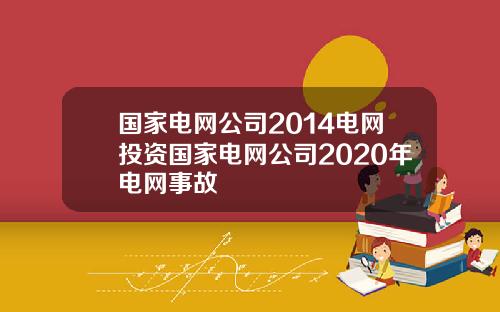 国家电网公司2014电网投资国家电网公司2020年电网事故