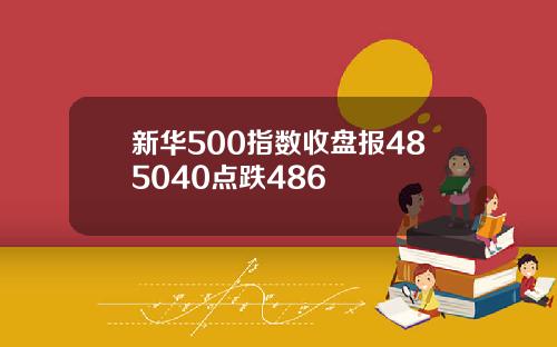 新华500指数收盘报485040点跌486