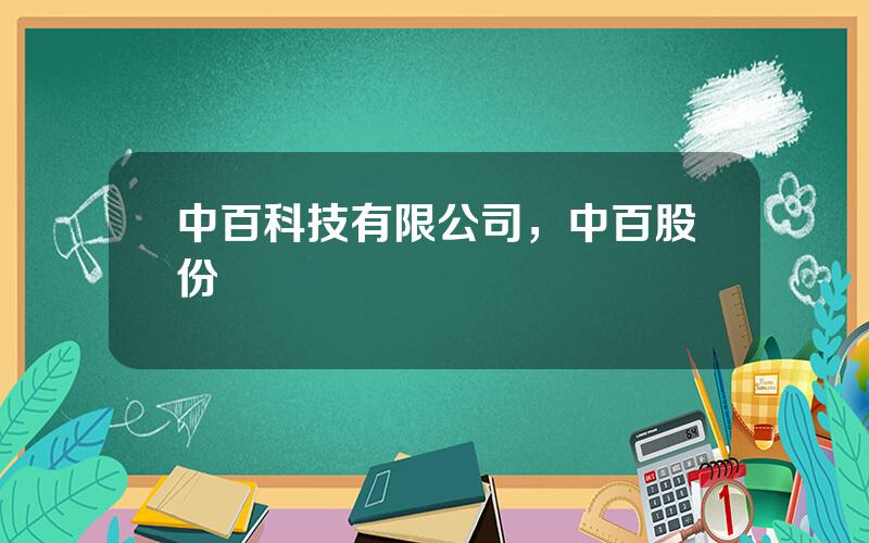 中百科技有限公司，中百股份