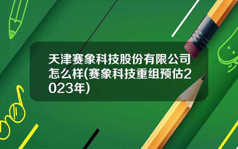 天津赛象科技股份有限公司怎么样(赛象科技重组预估2023年)